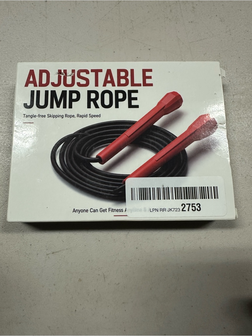 Brand New Adjustable Speed Jump Rope - Red Handles